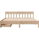 vidaXL okvir kreveta bez madraca 200 x 200 cm od masivne borovine | shoptok.hr