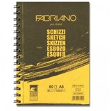  Schizzi, blok za skiciranje sa spiralom, vertikalni, A5, 90g, 60 lista, Fabriano Cene