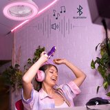 SULION Bela LED stropna svetilka Robotto – | Shoptok.si