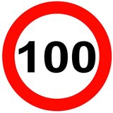  NALJEPNICA OGRANIČENJA BRZINE 100km/h Cijene