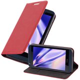 Cadorabo Ohišje, združljivo z HTC Desire 626G v rdeče jabolko - Zaščitni ovitek z magnetnim zapiranjem, stoječo funkcijo in režo za kartice, (20549576) | Shoptok.si