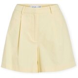 Vila Kratke hlače & Bermuda Alara Shorts - Pastel Yellow Rumena Cene