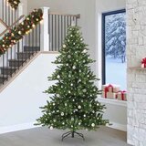  Umjetno božićno drvce s nogom Zelena 240 cm PVC i čelik Cijene