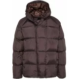 Trendyol Winter Jacket - Brown - Basic