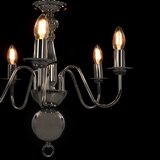  Luster srebrni 5 žarulja E14 | shoptok.hr