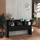  Komoda crna 105 x 30 x 70 cm od konstruiranog drva | shoptok.hr