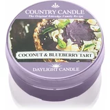 Country Candle Coconut & Blueberry Tart čajna svijeća 42 g