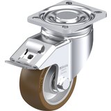 Blickle Vrtljivo kolo iz jeklene pločevine LH-ALB-FI, kolo s Ø 100 mm, nosilnost 400 kg, mere ploščice 100 x 85 mm | Shoptok.si