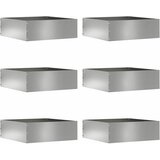 Ograda oko Travnjaka 6 pcs Srebrno 40 x 40 x 13 cm Cijene