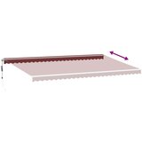Tenda na automatsko uvlačenje bordo 600 x 350 cm | Eponuda.com