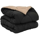 Puni pokrivač za cijelu godinu Crna i taupe 220 x 155 cm | shoptok.hr