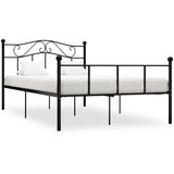 Maison Chic Posteljni okvir - Dvoposteljna postelja - Zakonska postelja črn kovinski 120x200 cm-J14171, (21775728) | Shoptok.si