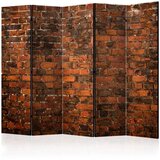  Paravan u 5 dijelova - Old Brick Wall II [Room Dividers] 225x172 Cijene