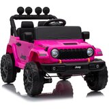 Lean Toys Jeep Rubicon DK-JWR558 24V – roza otroški električni avto | Shoptok.si