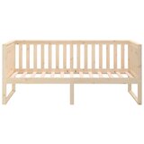  Dnevni krevet bez madraca 100x200 cm puno drvo bor - Prirodna 100 x 200 cm | shoptok.hr