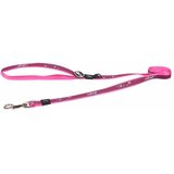 Rogz fancy dress povodac za pse sa dezenom xl — 25 mm / 1.2 m roze ljubav | Eponuda.com