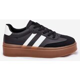 Boto EVENTO Women's Platform Sneakers Made of Eco Leather Black Elaraven | shoptok.hr