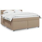 Krevet box spring s madracem cappuccino 180x200 cm umjetna koža | Eponuda.com