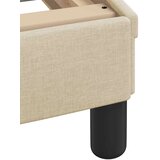  Okvir za krevet bez madraca Hanko krem 140 x 190 cm od tkanine | shoptok.hr
