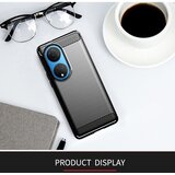 Techsuit Carbon Silicone ovitek za Honor X7 - črn | Shoptok.si