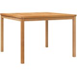 Maison Chic vrtna miza - vrtna jedilna miza 110x110x77 cm trdna tikovina, (21715503) Cene