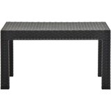 vidaXL vrtna miza antracitna 58x58x41 cm pp | Shoptok.si