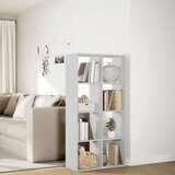 vidaXL Sobna pregrada / regal za knjige bijeli 69,5x29x137,5 cm drveni | shoptok.hr