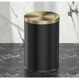  zlati ali zlato črni koš za smeti | deluxe GB1755 koš iz premium linije - črno - zlata | Shoptok.si