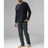 Atlantic Men's pajamas - dark blue/dark green