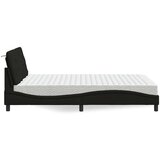 vidaXL Krevet s madracem crni 140x200 cm od tkanine | shoptok.hr