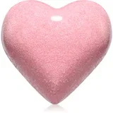 Fizzing Bath Heart Wild Strawberry kroglica za kopel z jagodnim okusom 100 g