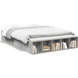 Furnova Posteljni okvir betonsko siv 120x190 cm inženirski les, (21935295) | Shoptok.si