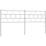  Metalno zamjensko uzglavlje bijelo 160 cm | shoptok.hr