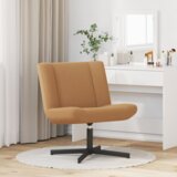 vidaXL Akcentni Stol Bež Tkanina, Kovina Standard Ergonomski | Shoptok.si