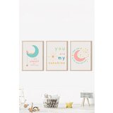 Wallity slika 3Dartsoho29, 3 dela, 33 x 48 cm | ePonuda.com