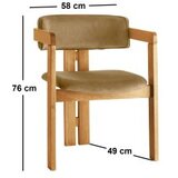 Hanah home Trpezarija CO 036, 58x76x49 cm, kaki | Eponuda.ba