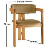 Hanah home trpezarijska stolica CO 036 | ePonuda.com
