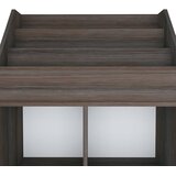  Stalak za dječje časopise sivi i hrast 71 x 30 x 114 cm drveni | Eponuda.ba