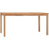  Vrtni blagovaonski set od 7 dijelova 160x80 cm masivno tikovino drvo | shoptok.hr