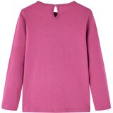  Dječja majica dugih rukava boja maline 116 | Eponuda.com