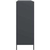 vidaXL Komoda antracit 135x39x103,5 cm hladno valjano jeklo | Shoptok.si