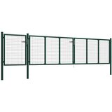  Vrtna vrata Čelik 500x75 cm Zelena | shoptok.hr