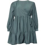 Guido Maria Kretschmer Curvy Obleka 'Lanea' zelena | Shoptok.si