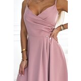 Numoco Elegant maxi long dress with straps | shoptok.hr