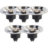 LUEDD Komplet 5 GU10 3-stopenjskih zatemnilnih LED žarnic AR111 11W 620lm 2000-3000K | Shoptok.si