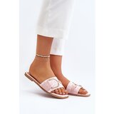 Boto Shiny Women's Slippers With Decoration Pink Taleci | shoptok.hr