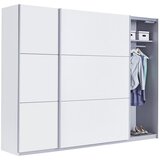 CARRYHOME omara z drsnimi vrati, bela | Shoptok.si