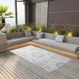 Vanjski tepih ARAKIL svjetlosivi 160 x 230 cm PP | shoptok.hr