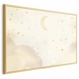  Plakat - Starry Night 90x60 Zlatni okvir | shoptok.hr