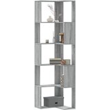  Kutni regal za knjige s 5 razine boja hrasta 50x50x179cm drveni | Eponuda.ba